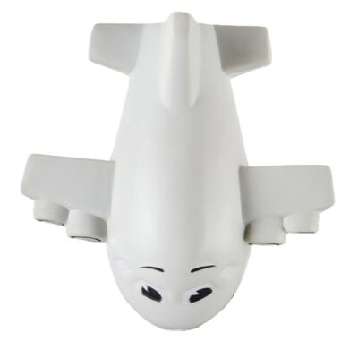 Smiling Airplane Shape Stress Ball Thumbnail
