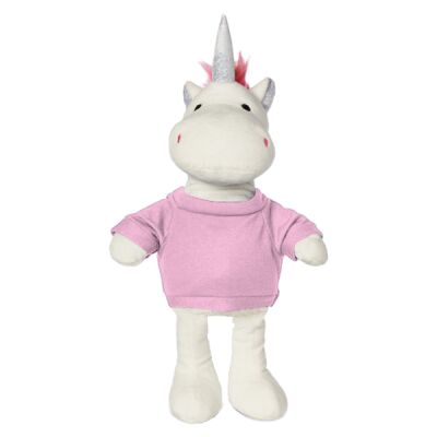 8.5" Plush Unicorn With T-Shirt Thumbnail