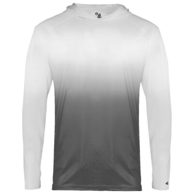 Youth Ombre Hooded Long Sleeve T-Shirt Thumbnail