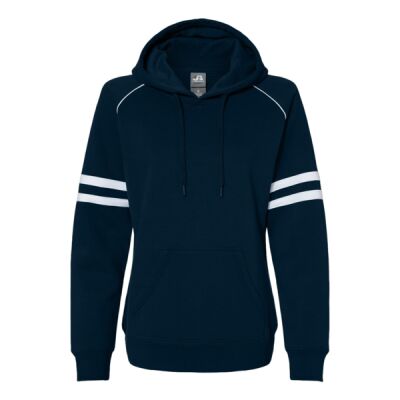 Women's Varsity Fleece Piped Hooded Sweatshirt Thumbnail