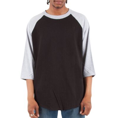 Adult Three-Quarter Sleeve Raglan T-Shirt Thumbnail