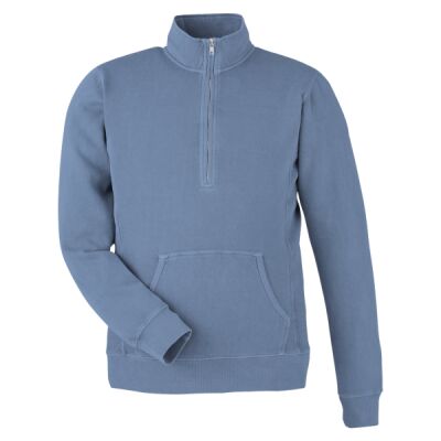 Unisex Pigment Dyed Fleece Quarter-Zip Thumbnail