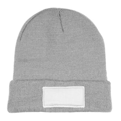 Knit Beanie With Patch Thumbnail