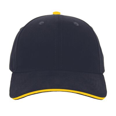 Brushed Twill Cap With Sandwich Bill Thumbnail