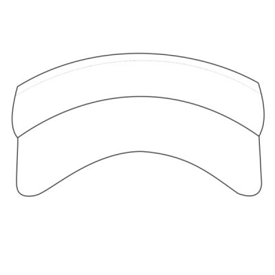 Youth Sport Twill Visor Thumbnail