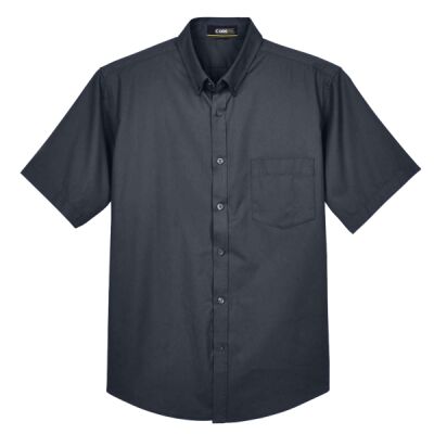 Men's Optimum Short Sleeve Twill Dress Shirt Thumbnail