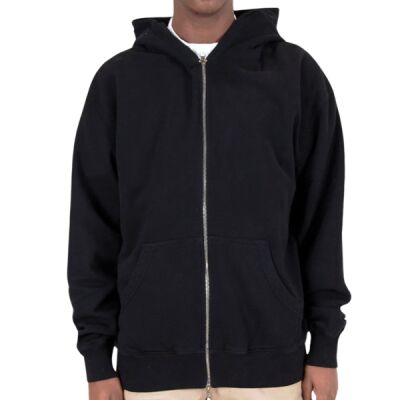 Men's Garment-Dyed Double-Zip Hooded Sweatshirt Thumbnail