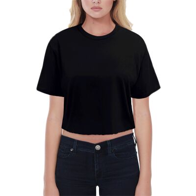 Women's Crop Boyfriend T-Shirt Thumbnail