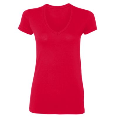 Ladies' SoftStyle® Fitted V-Neck T-Shirt Thumbnail