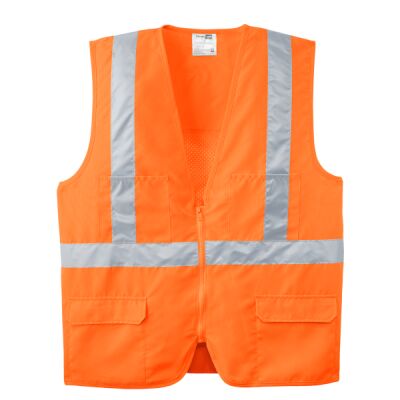 Ansi 107 Class 2 Mesh Back Safety Vest Thumbnail