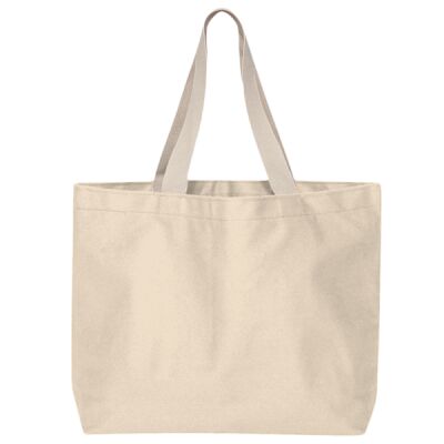 USA Made Cotton Canvas Jumbo Tote Bag Thumbnail