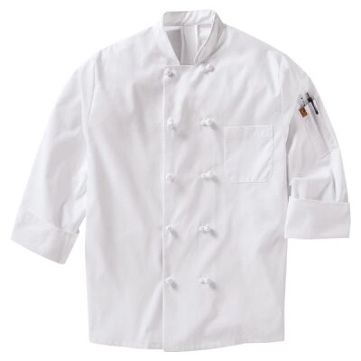 Mimix™ Ten Knot Button Chef Coat with OilBlok Thumbnail
