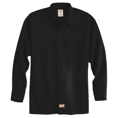 Men's Tall Long Sleeve Work Shirt Thumbnail