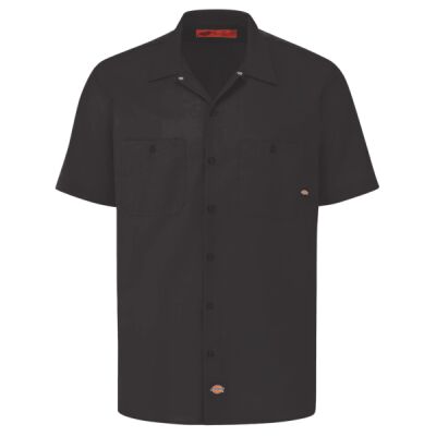 Men's Tall Industrial Short Sleeve Work Shirt Thumbnail