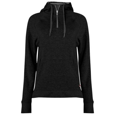 FitFlex Women's French Terry Hooded Quarter-Zip Thumbnail