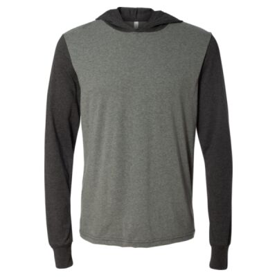 Unisex Jersey Hooded Long Sleeve Tee Thumbnail