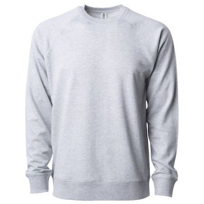 Icon Unisex Lightweight Loopback Terry Crewneck Sweatshirt Thumbnail