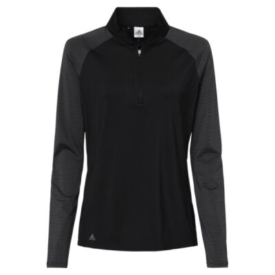 Women's Stripe Block Quarter-Zip Pullover Thumbnail