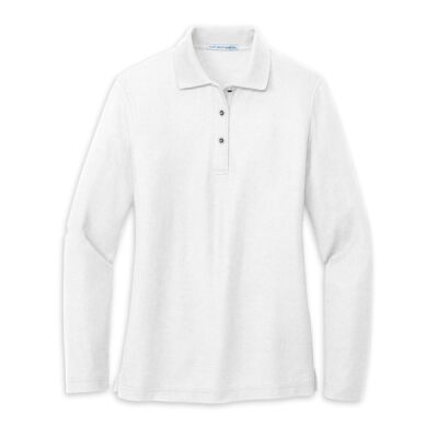 Ladies Silk Touch Long Sleeve Polo Thumbnail