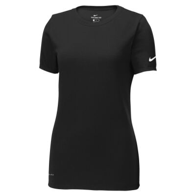 Copy of Ladies Dri FIT Cotton/Poly Scoop Neck Tee Thumbnail