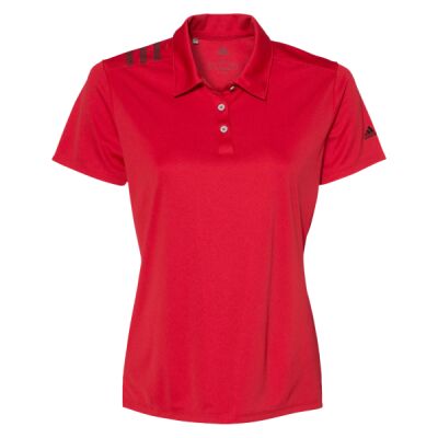 Women's 3-Stripe Shoulder Polo Thumbnail