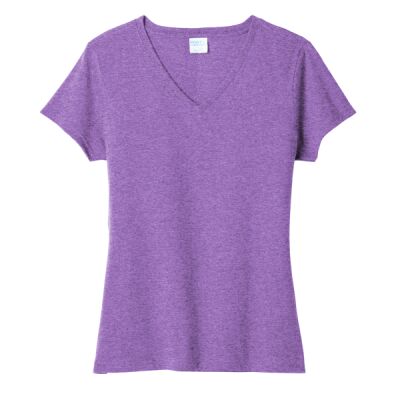 Ladies Tri Blend V Neck Tee Thumbnail