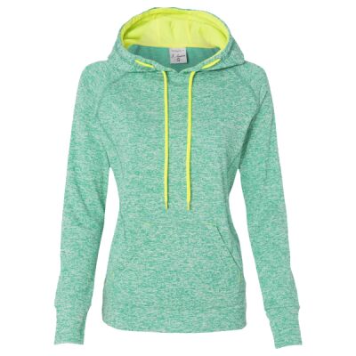 Women's Cosmic Fleece Contrast Hooded Pullover Sweatshirt Thumbnail