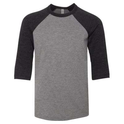 Youth Three-Quarter Sleeve Baseball Tee - 3200y Thumbnail