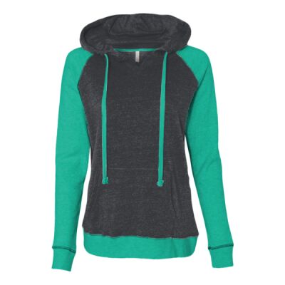 Women's Harper Raglan Hooded Pullover Sweatshirt Thumbnail