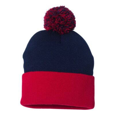 Sportsman - Pom-Pom 12" Knit Beanie - SP15 Thumbnail