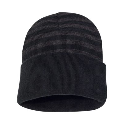 Sportsman - 12" Striped Knit Beanie - SP12S Thumbnail