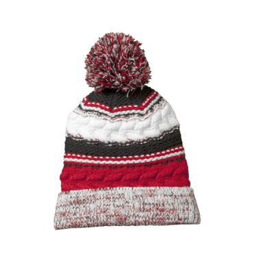 Sport-Tek® Pom Pom Team Beanie- STC21 Thumbnail