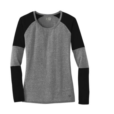New Era® Ladies Tri-Blend Performance Baseball Tee Thumbnail