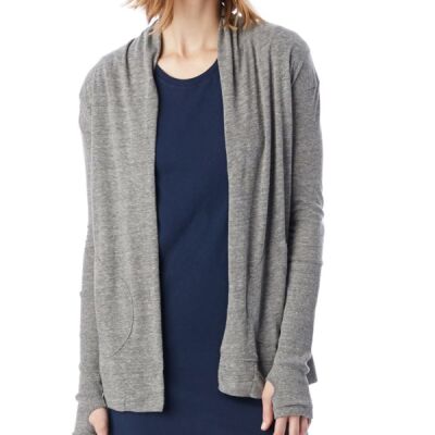 Rib Sleeve Eco-Jersey Wrap Thumbnail