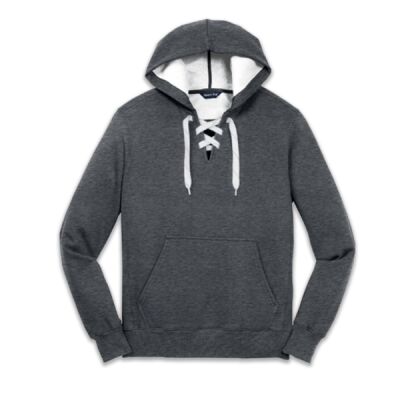 Benet Lace Up Pullover Hooded Sweatshirt Thumbnail