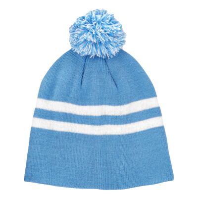 Striped Pom Beanie Thumbnail