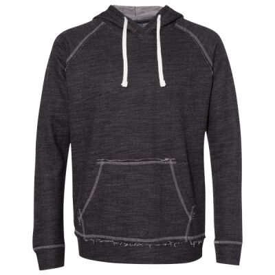 Embroidered French Terry Hooded Pullover Thumbnail