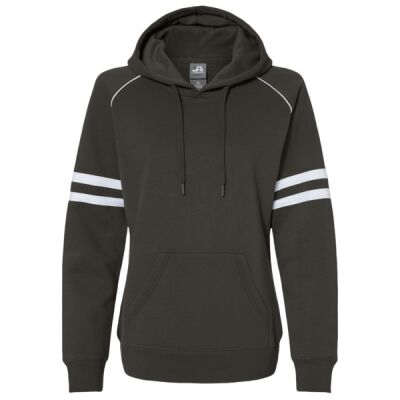 Women's Varsity Fleece Piped Hooded Sweatshirt Thumbnail