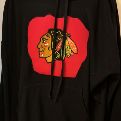 Blackhawks Hoodie RED Thumbnail
